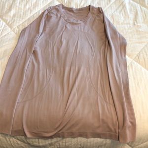 Lululemon Long Sleeve Swiftly Tech. Mauve, Sz. 10